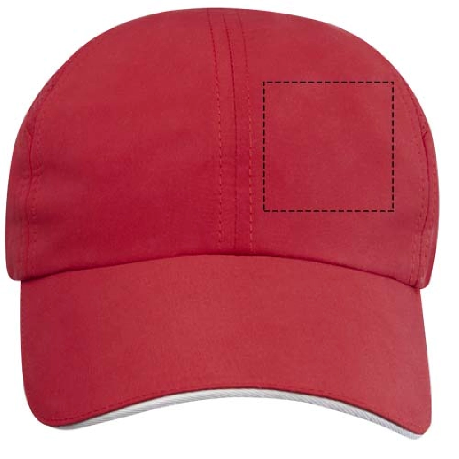 Morion dwukolorowa 6 panelowa czapka GRS z recyklingu o młodzieżowym kroju PFC-37517210