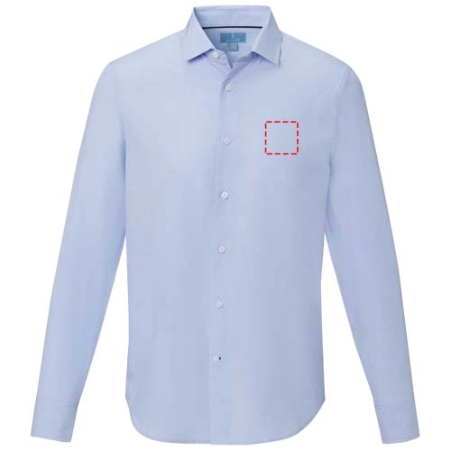 Cuprite męska organiczna koszulka z długim rękawem z certyfikatem GOTS PFC-37524500