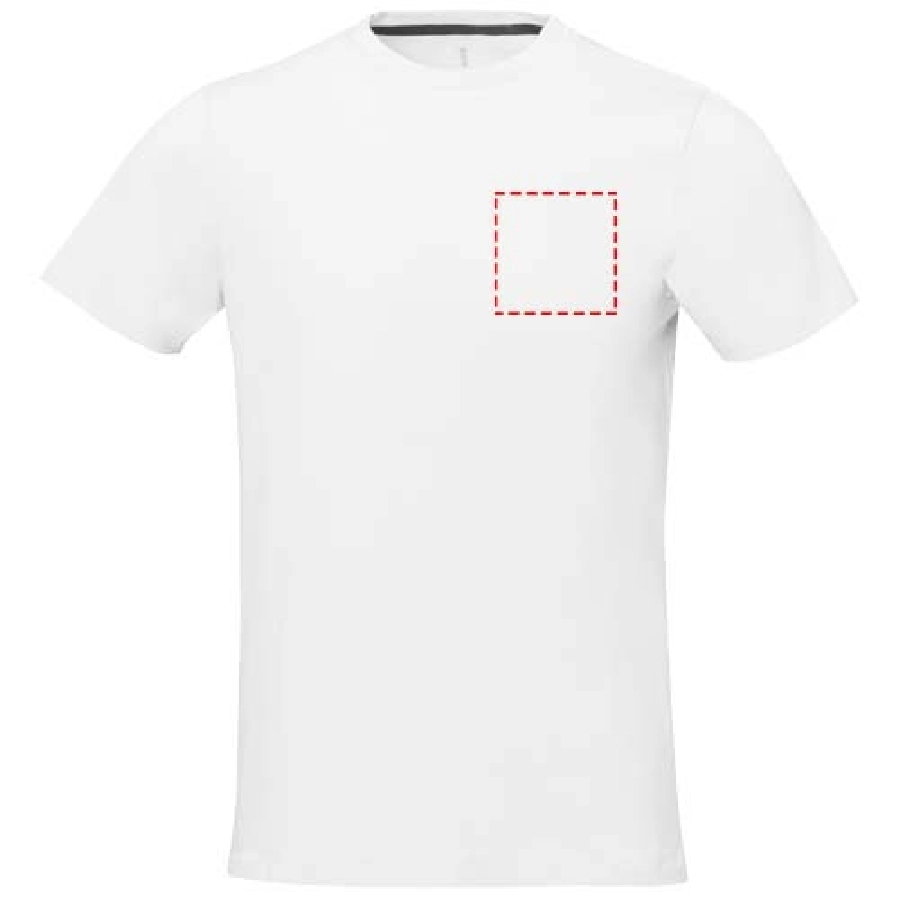 Męski t-shirt Nanaimo z krótkim rękawem PFC-38011015 biały