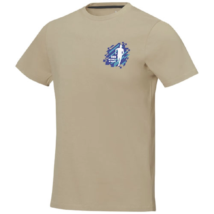Męski t-shirt Nanaimo z krótkim rękawem PFC-38011050 brązowy