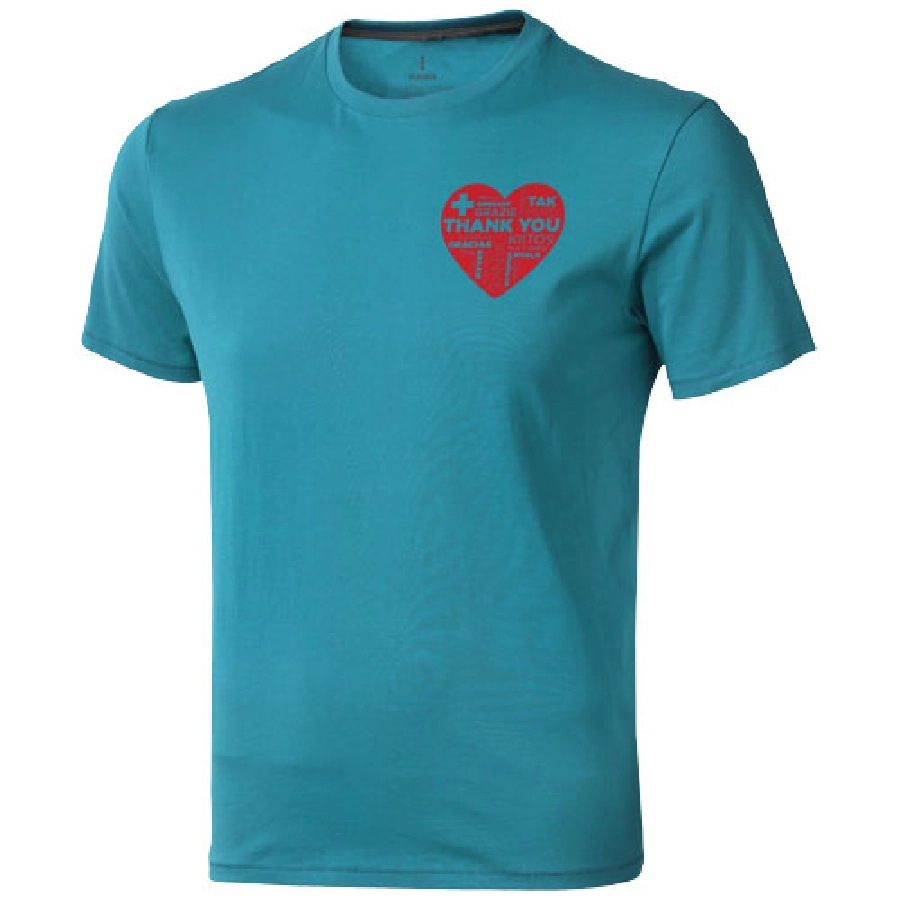 Męski t-shirt Nanaimo z krótkim rękawem PFC-38011516 niebieski