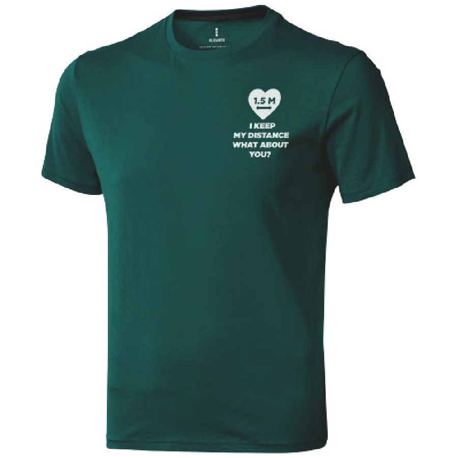 Męski t-shirt Nanaimo z krótkim rękawem PFC-38011605 zielony
