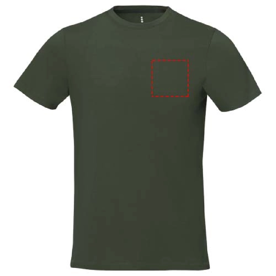 Męski t-shirt Nanaimo z krótkim rękawem PFC-38011701 zielony