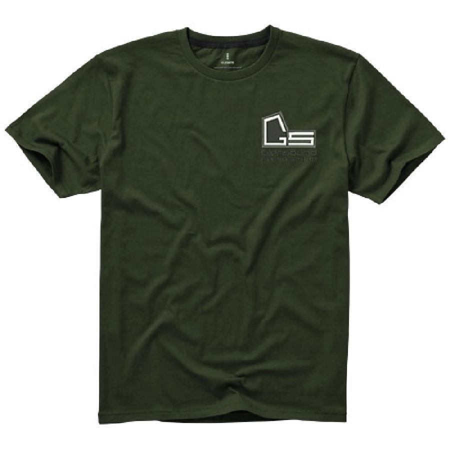Męski t-shirt Nanaimo z krótkim rękawem PFC-38011702 zielony