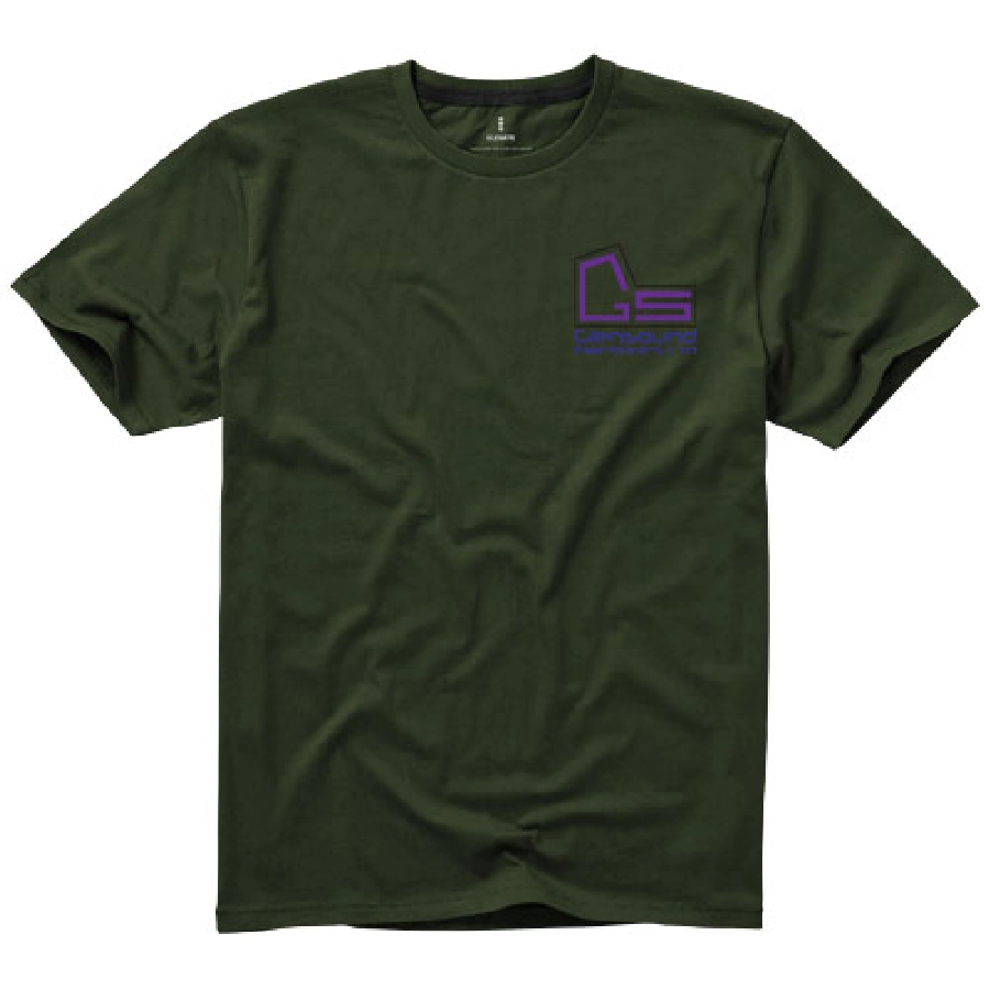 Męski t-shirt Nanaimo z krótkim rękawem PFC-38011702 zielony