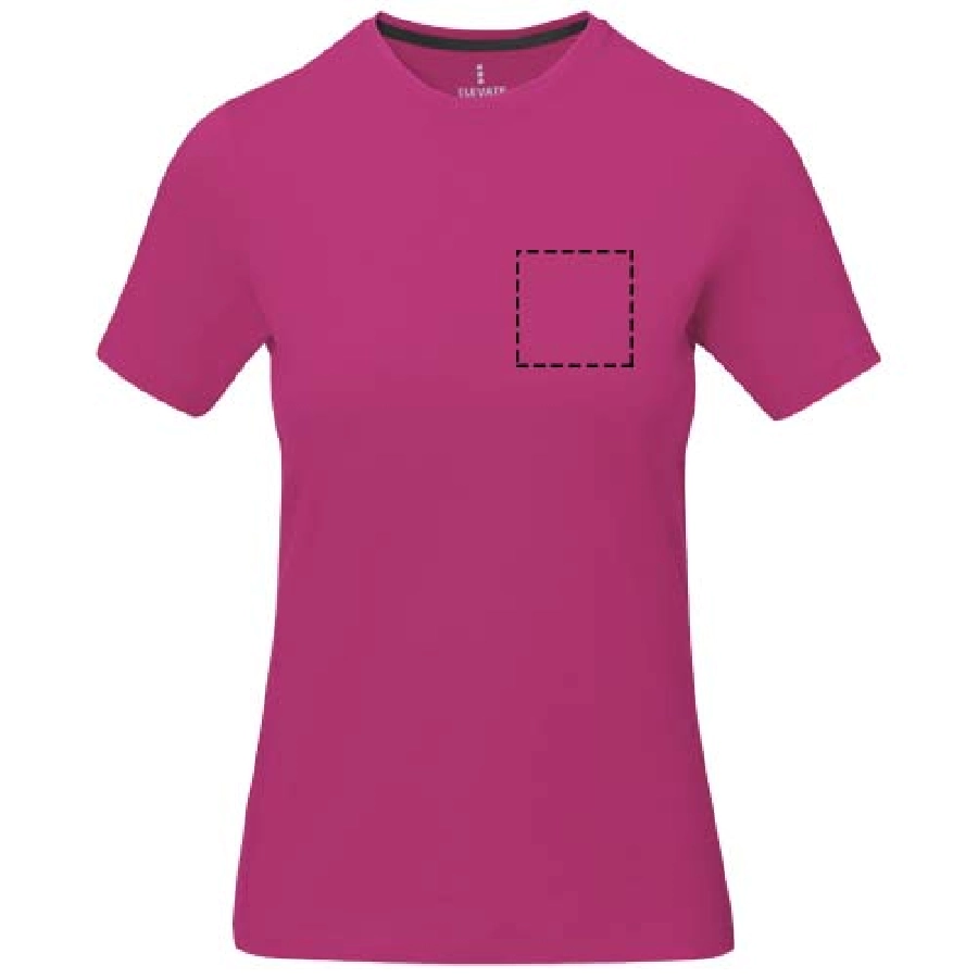 Damski t-shirt Nanaimo z krótkim rękawem PFC-38012212 różowy