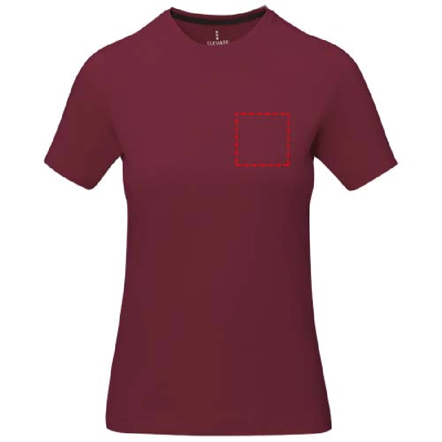 Damski t-shirt Nanaimo z krótkim rękawem PFC-38012241 czerwony