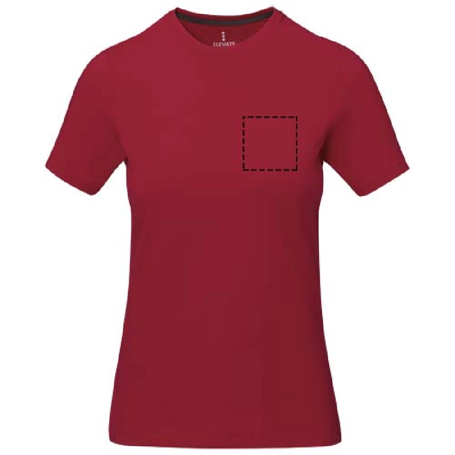 Damski t-shirt Nanaimo z krótkim rękawem PFC-38012252 czerwony