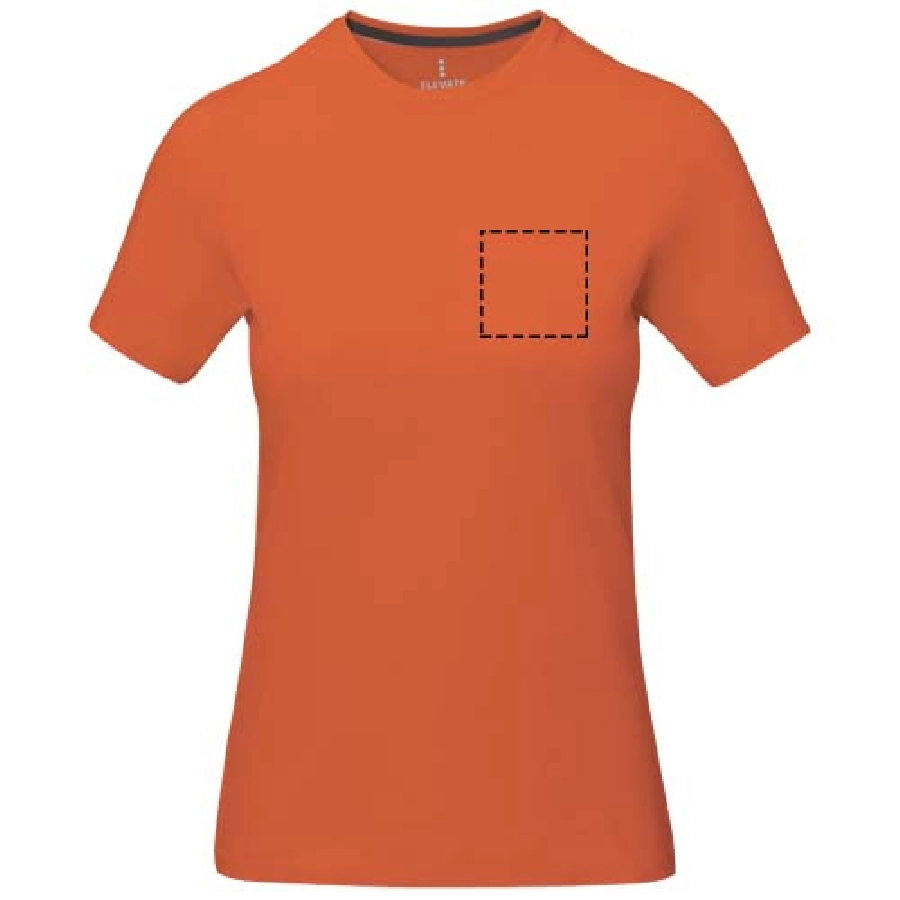 Damski t-shirt Nanaimo z krótkim rękawem PFC-38012334 pomarańczowy