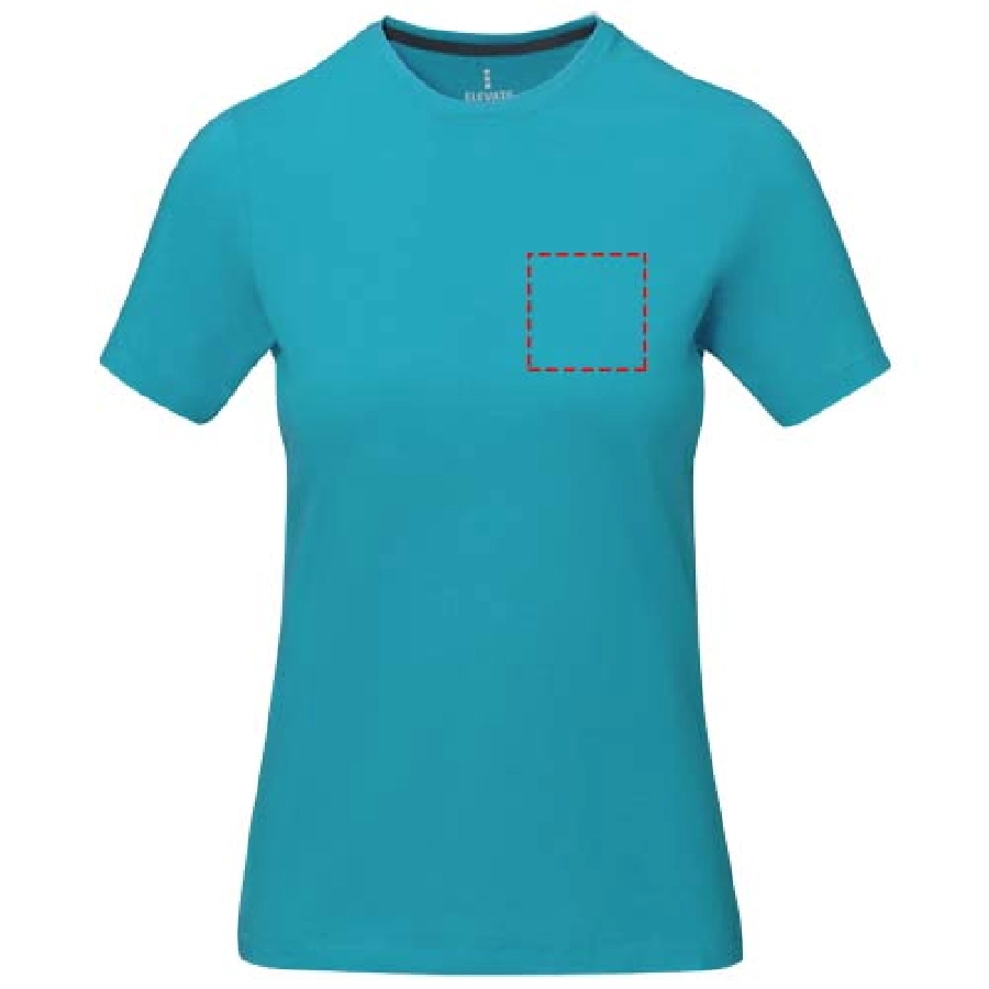 Damski t-shirt Nanaimo z krótkim rękawem PFC-38012512 niebieski