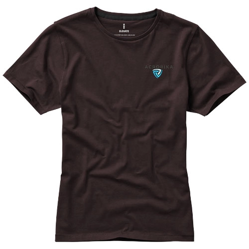 Damski t-shirt Nanaimo z krótkim rękawem PFC-38012860 brązowy