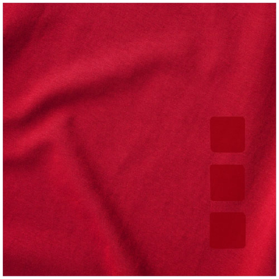 Męski T-shirt organiczny Kawartha z krótkim rękawem PFC-38016250 czerwony