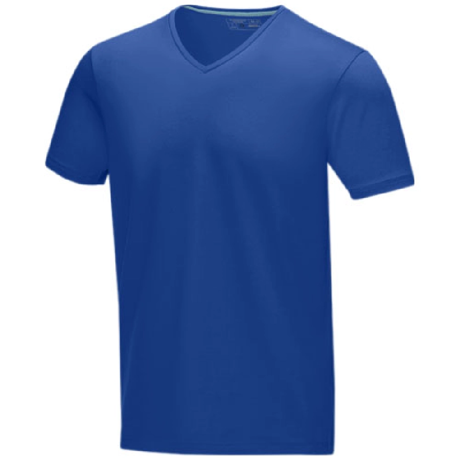 Męski T-shirt organiczny Kawartha z krótkim rękawem PFC-38016440 niebieski