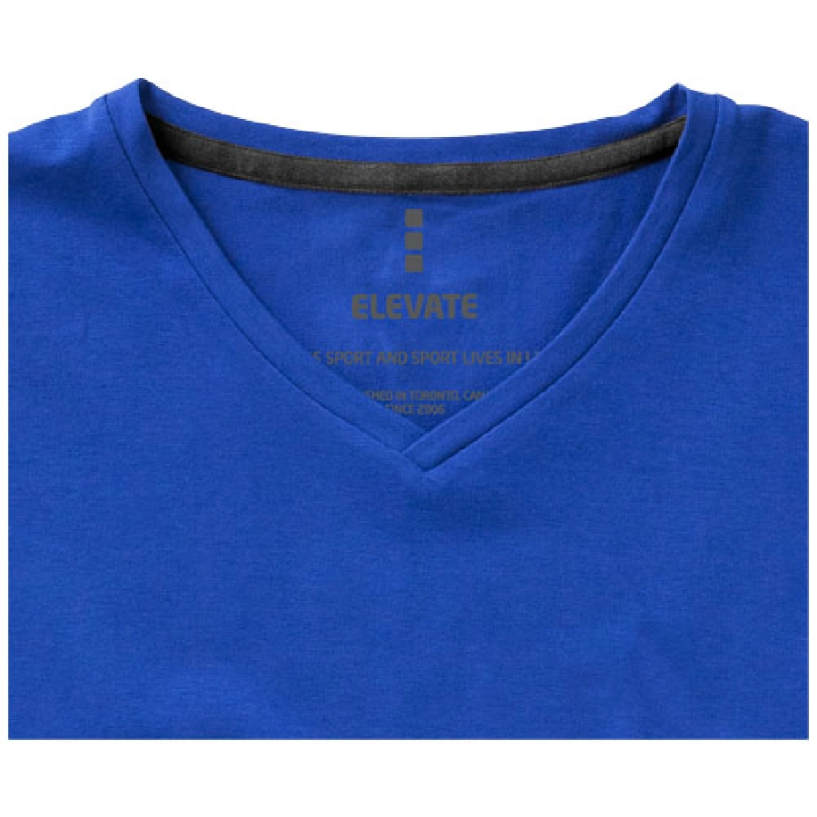 Męski T-shirt organiczny Kawartha z krótkim rękawem PFC-38016443 niebieski
