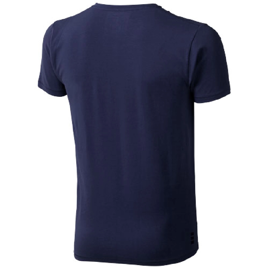 Męski T-shirt organiczny Kawartha z krótkim rękawem PFC-38016492 granatowy