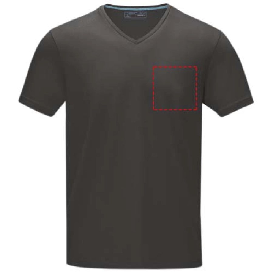 Męski T-shirt organiczny Kawartha z krótkim rękawem PFC-38016894