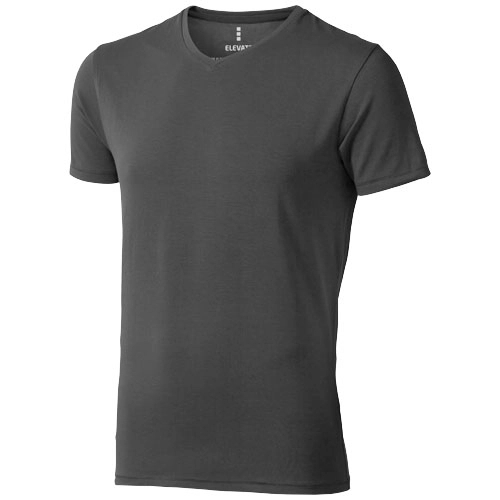 Męski T-shirt organiczny Kawartha z krótkim rękawem PFC-38016950 szary