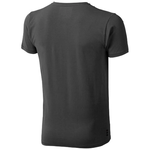 Męski T-shirt organiczny Kawartha z krótkim rękawem PFC-38016953 szary