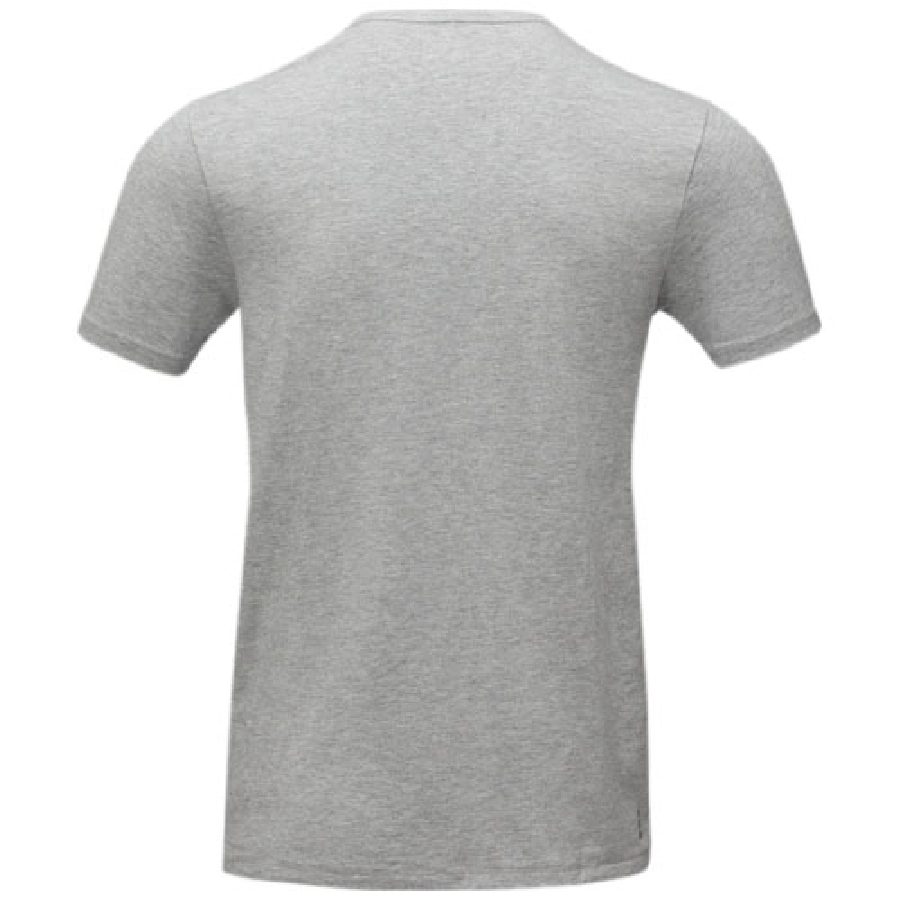 Męski T-shirt organiczny Kawartha z krótkim rękawem PFC-38016966 szary