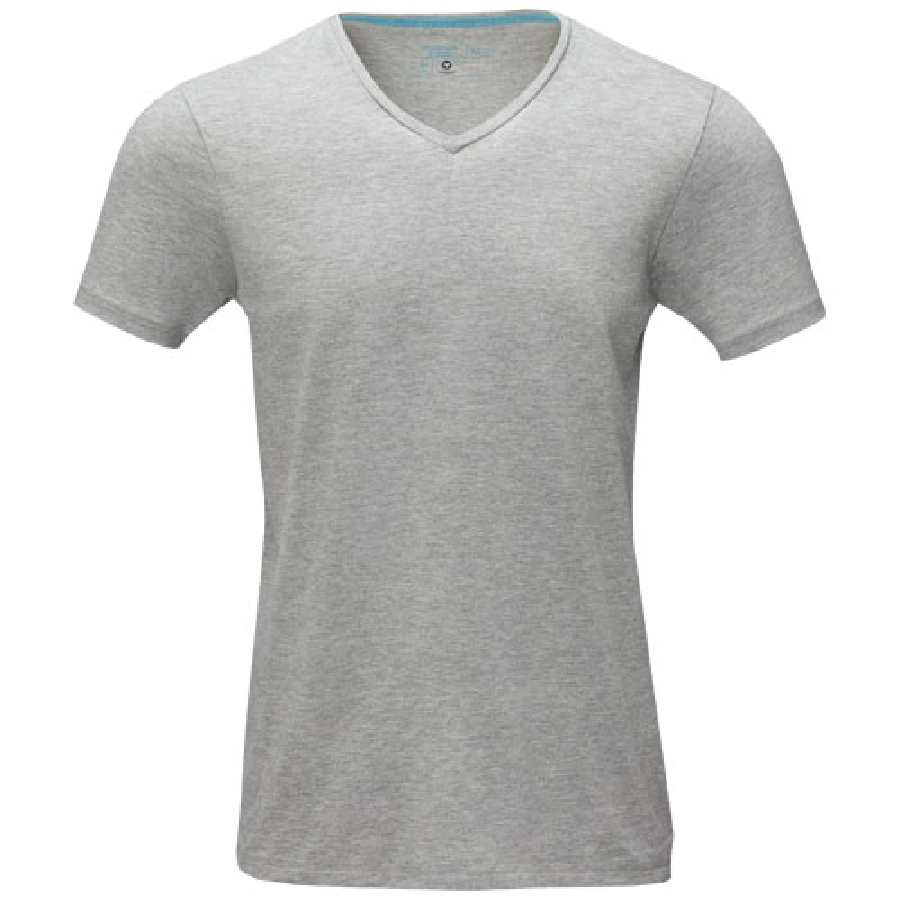 Męski T-shirt organiczny Kawartha z krótkim rękawem PFC-38016961 szary