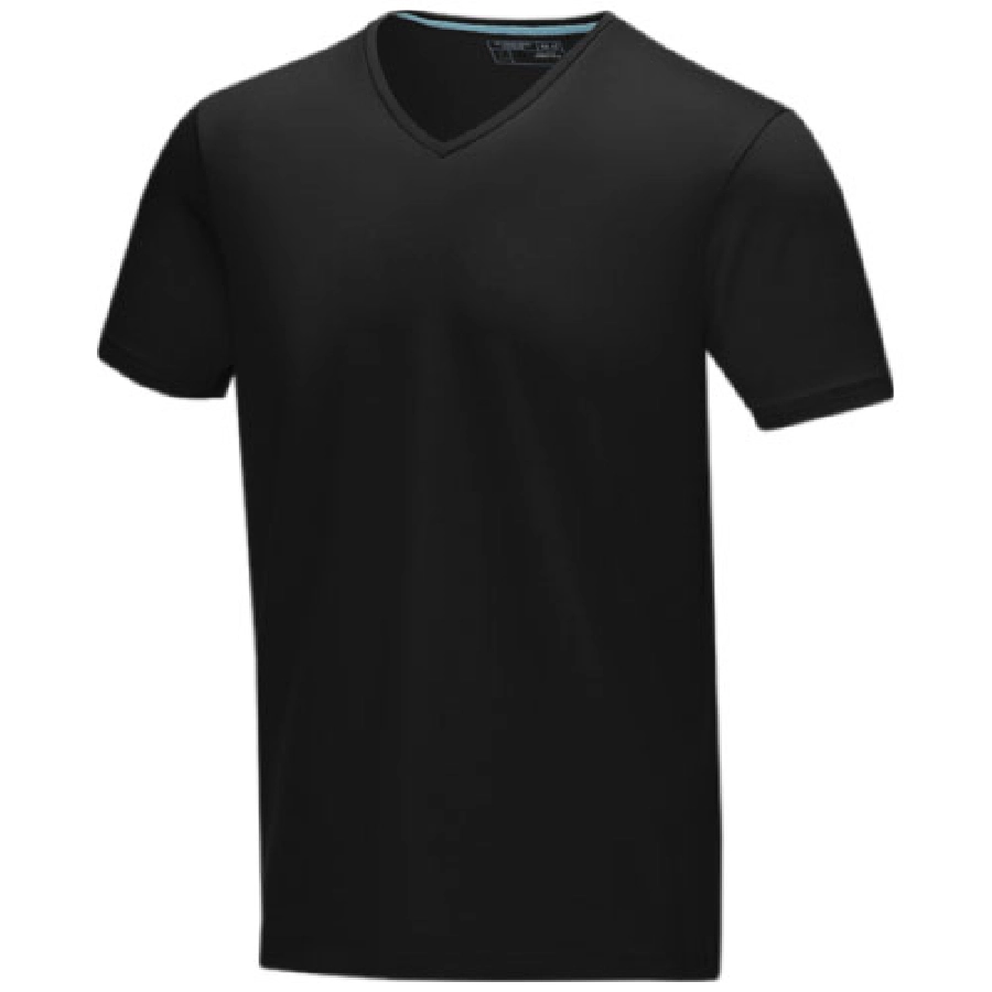 Męski T-shirt organiczny Kawartha z krótkim rękawem PFC-38016996 czarny