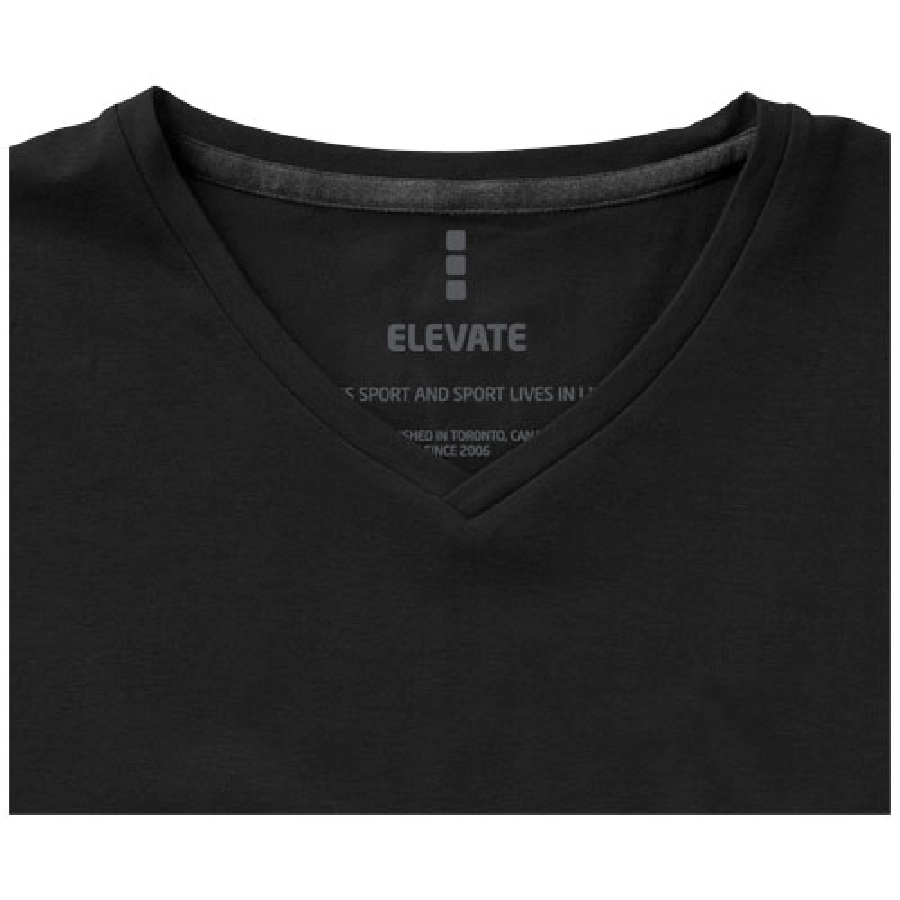 Męski T-shirt organiczny Kawartha z krótkim rękawem PFC-38016990 czarny