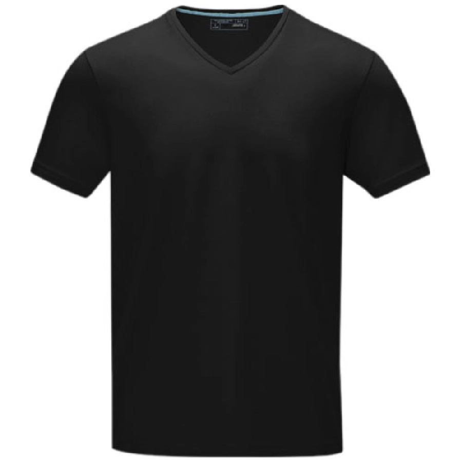 Męski T-shirt organiczny Kawartha z krótkim rękawem PFC-38016991 czarny