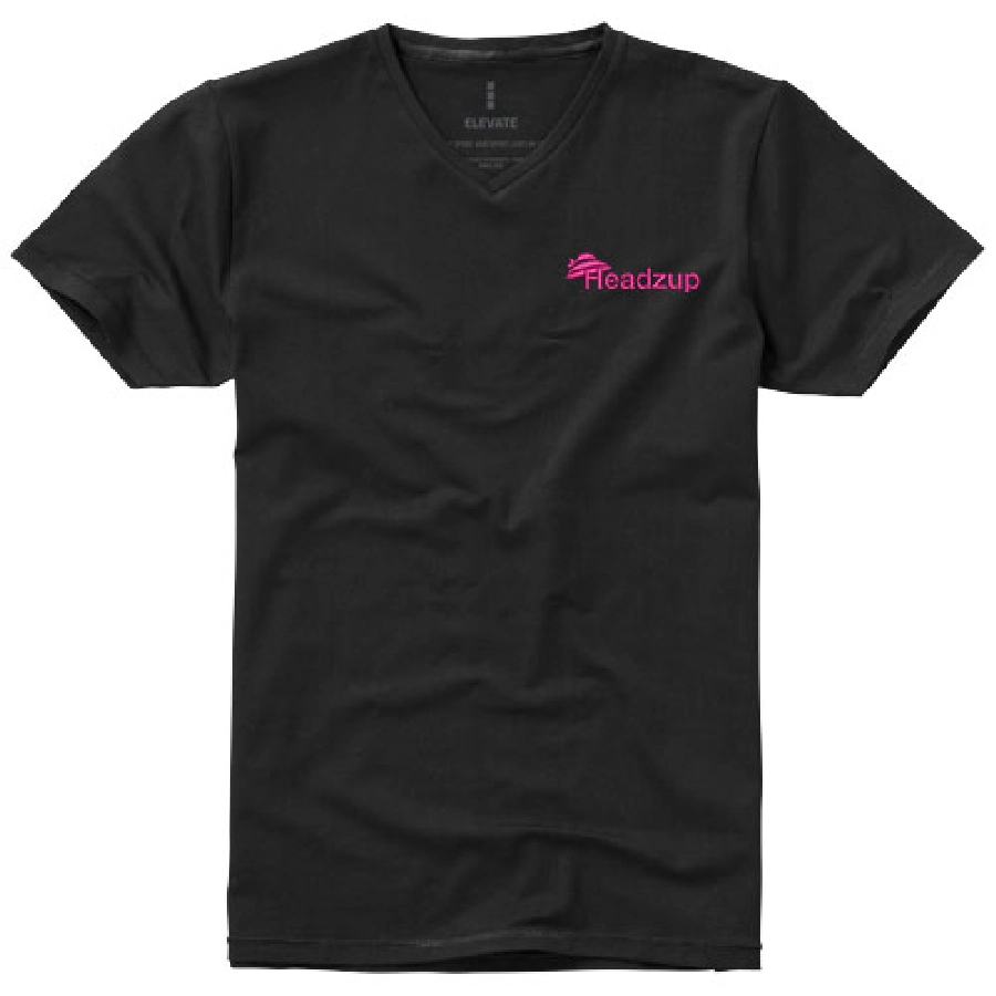 Męski T-shirt organiczny Kawartha z krótkim rękawem PFC-38016992 czarny
