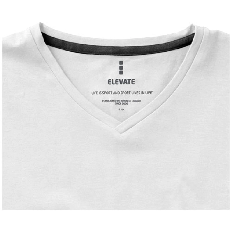 Damski T-shirt organiczny Kawartha z krótkim rękawem PFC-38017013 biały