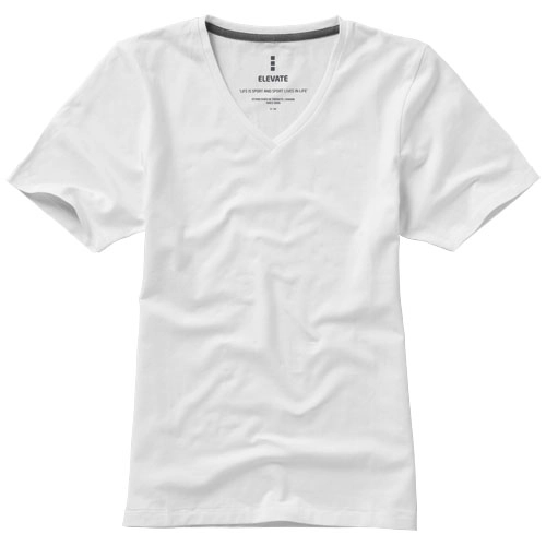 Damski T-shirt organiczny Kawartha z krótkim rękawem PFC-38017013 biały