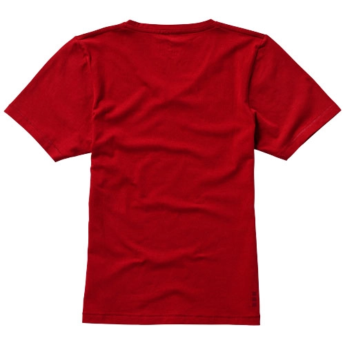 Damski T-shirt organiczny Kawartha z krótkim rękawem PFC-38017254 czerwony