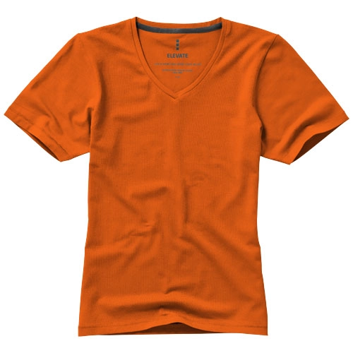 Damski T-shirt organiczny Kawartha z krótkim rękawem PFC-38017332 pomarańczowy