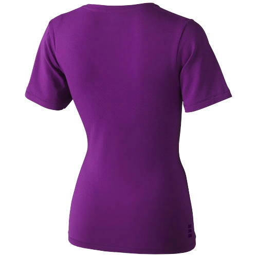 Damski T-shirt organiczny Kawartha z krótkim rękawem PFC-38017380 fioletowy