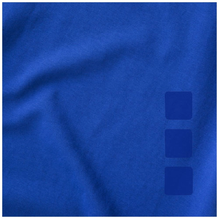 Damski T-shirt organiczny Kawartha z krótkim rękawem PFC-38017445 niebieski