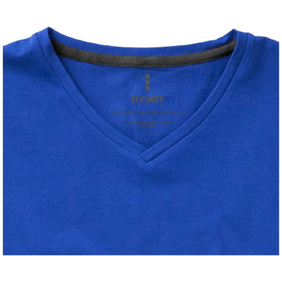 Damski T-shirt organiczny Kawartha z krótkim rękawem PFC-38017442 niebieski