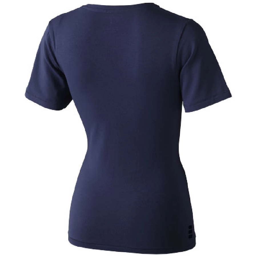 Damski T-shirt organiczny Kawartha z krótkim rękawem PFC-38017495 granatowy