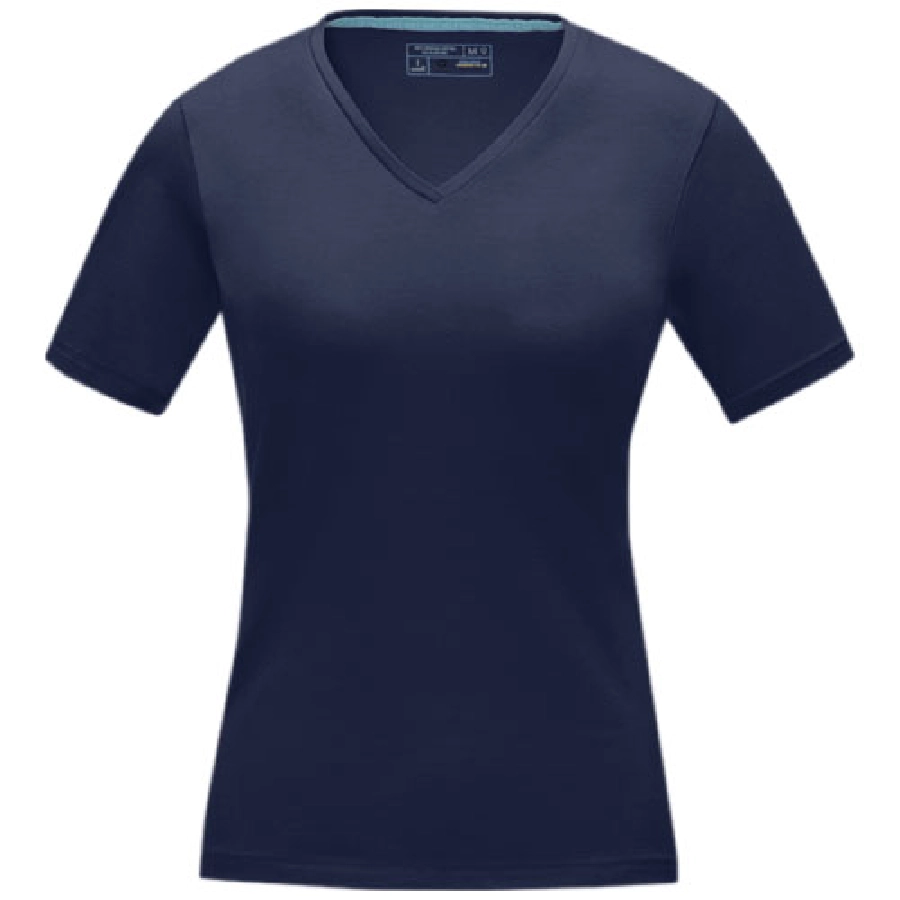 Damski T-shirt organiczny Kawartha z krótkim rękawem PFC-38017494 granatowy
