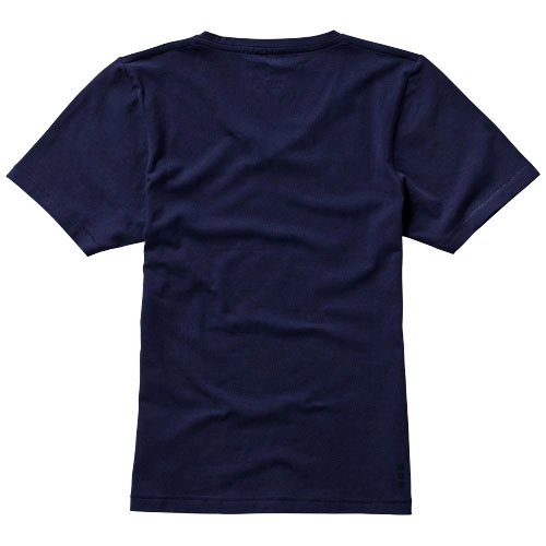 Damski T-shirt organiczny Kawartha z krótkim rękawem PFC-38017492 granatowy