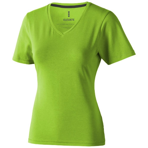 Damski T-shirt organiczny Kawartha z krótkim rękawem PFC-38017680 zielony