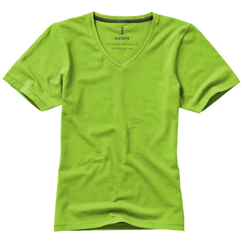 Damski T-shirt organiczny Kawartha z krótkim rękawem PFC-38017685 zielony
