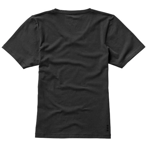 Damski T-shirt organiczny Kawartha z krótkim rękawem PFC-38017950 szary
