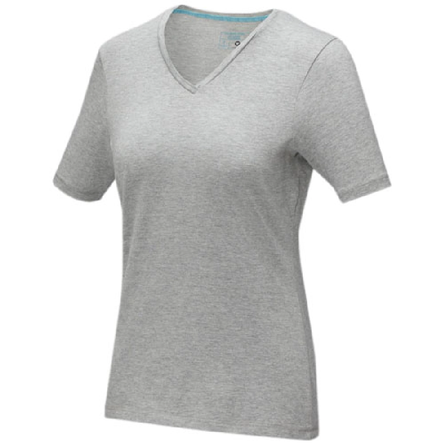Damski T-shirt organiczny Kawartha z krótkim rękawem PFC-38017965 szary