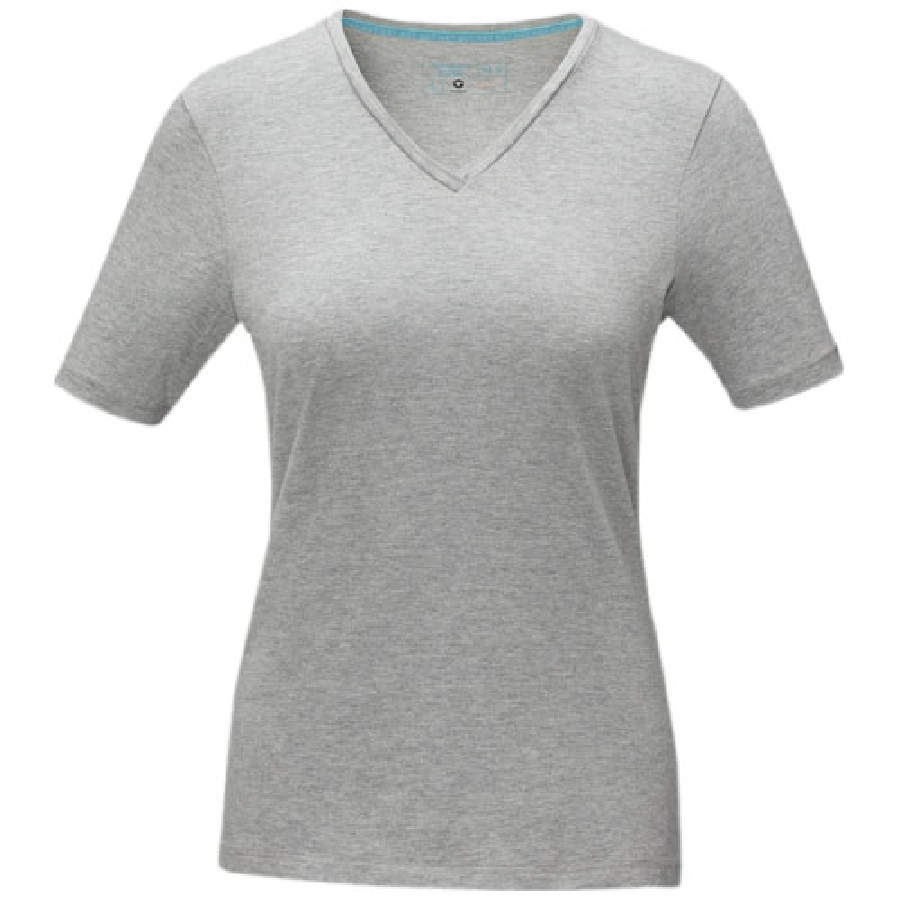 Damski T-shirt organiczny Kawartha z krótkim rękawem PFC-38017961 szary