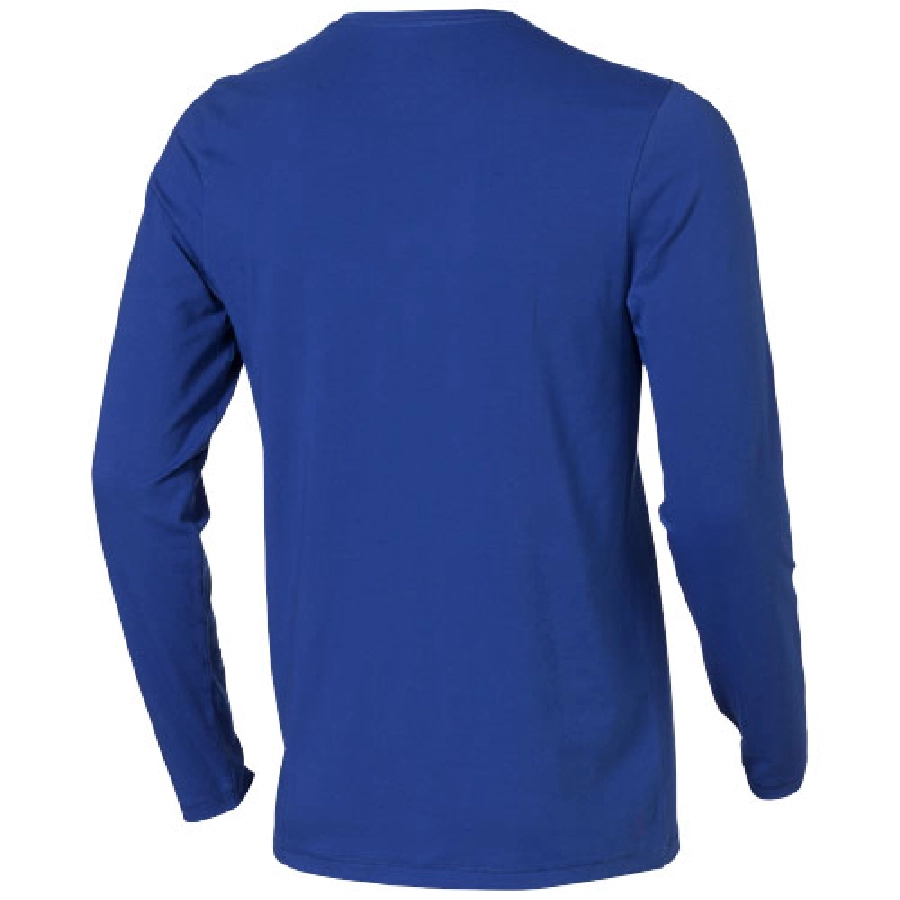 Męski T-shirt organiczny Ponoka z długim rękawem PFC-38018443 niebieski