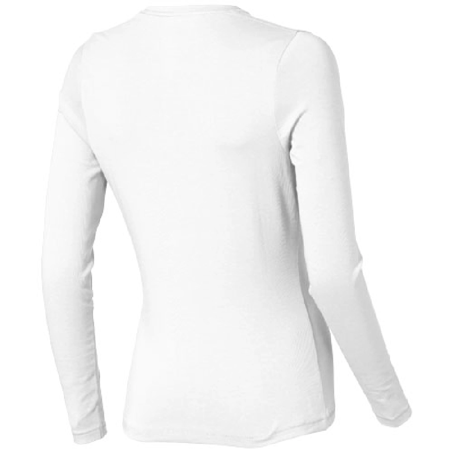 Damski T-shirt organiczny Ponoka z długim rękawem PFC-38019014 biały