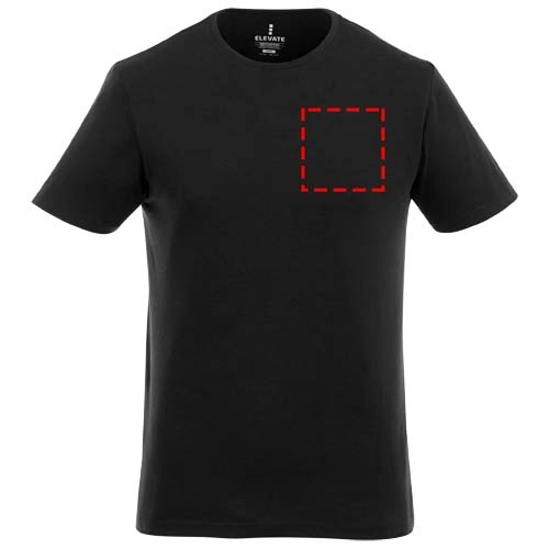 T-shirt unisex Finney z możliwością brandingu metki PFC-38023991 czarny