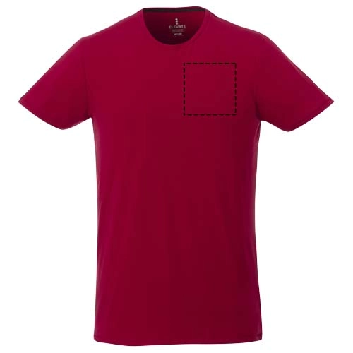 Męski organiczny t-shirt Balfour PFC-38024255 czerwony