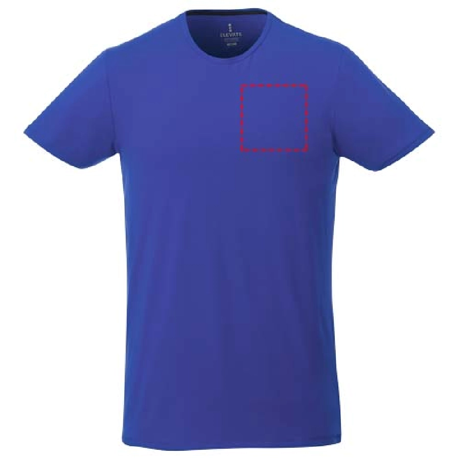 Męski organiczny t-shirt Balfour PFC-38024443 niebieski