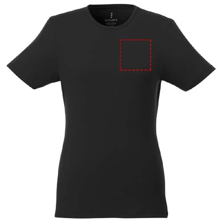 Damski organiczny t-shirt Balfour PFC-38025993 czarny