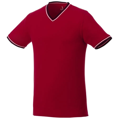 Męski t-shirt pique Elbert PFC-38026250 czerwony